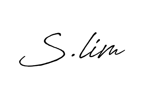 Best and Professional Signature Style for S.lim. Antro_Vectra_Bolder Best Signature Style Collection. S.lim signature style 7 images and pictures png