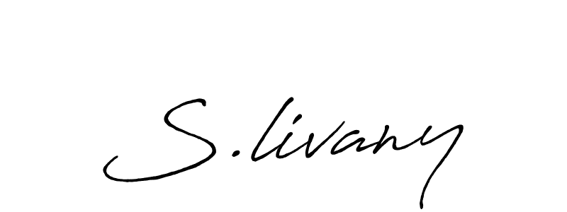 Best and Professional Signature Style for S.livany. Antro_Vectra_Bolder Best Signature Style Collection. S.livany signature style 7 images and pictures png
