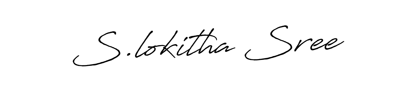 It looks lik you need a new signature style for name S.lokitha Sree. Design unique handwritten (Antro_Vectra_Bolder) signature with our free signature maker in just a few clicks. S.lokitha Sree signature style 7 images and pictures png