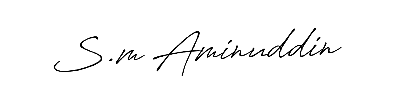 It looks lik you need a new signature style for name S.m Aminuddin. Design unique handwritten (Antro_Vectra_Bolder) signature with our free signature maker in just a few clicks. S.m Aminuddin signature style 7 images and pictures png