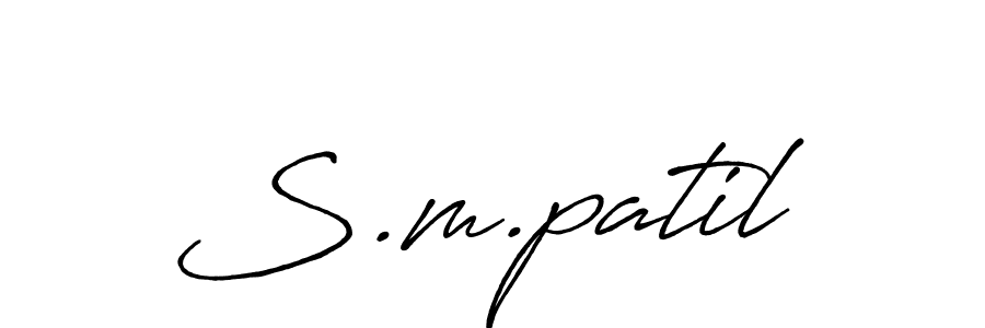 Once you've used our free online signature maker to create your best signature Antro_Vectra_Bolder style, it's time to enjoy all of the benefits that S.m.patil name signing documents. S.m.patil signature style 7 images and pictures png