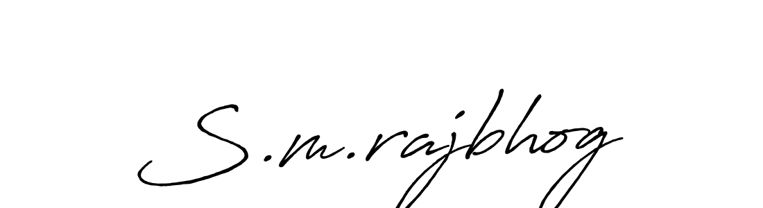 Also You can easily find your signature by using the search form. We will create S.m.rajbhog name handwritten signature images for you free of cost using Antro_Vectra_Bolder sign style. S.m.rajbhog signature style 7 images and pictures png