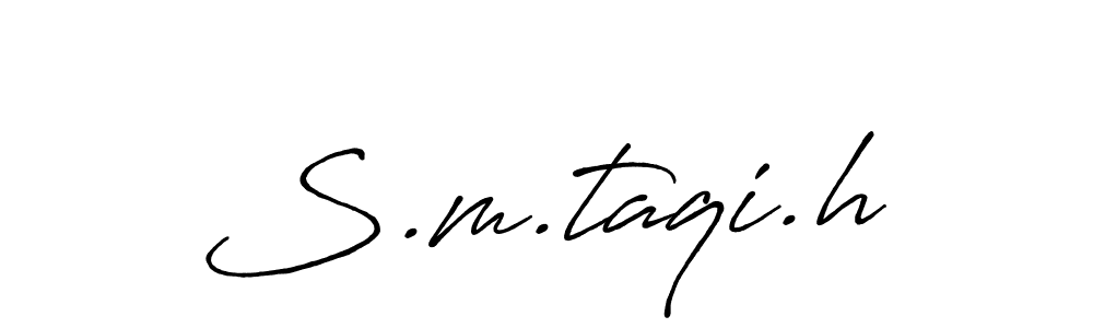 Here are the top 10 professional signature styles for the name S.m.taqi.h. These are the best autograph styles you can use for your name. S.m.taqi.h signature style 7 images and pictures png