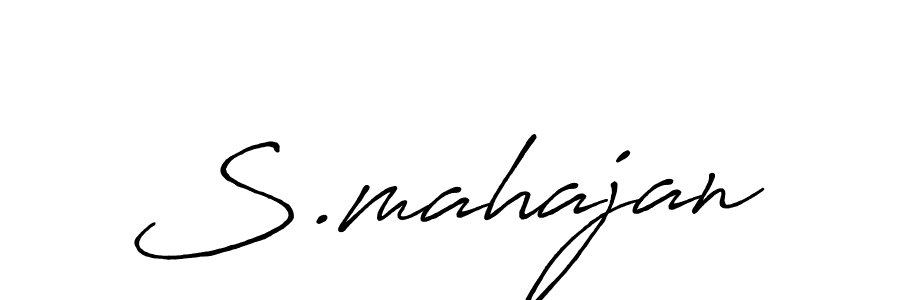 Antro_Vectra_Bolder is a professional signature style that is perfect for those who want to add a touch of class to their signature. It is also a great choice for those who want to make their signature more unique. Get S.mahajan name to fancy signature for free. S.mahajan signature style 7 images and pictures png