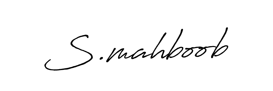 Best and Professional Signature Style for S.mahboob. Antro_Vectra_Bolder Best Signature Style Collection. S.mahboob signature style 7 images and pictures png