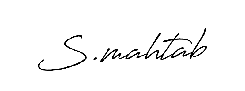 Once you've used our free online signature maker to create your best signature Antro_Vectra_Bolder style, it's time to enjoy all of the benefits that S.mahtab name signing documents. S.mahtab signature style 7 images and pictures png