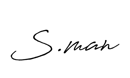 How to Draw S.man signature style? Antro_Vectra_Bolder is a latest design signature styles for name S.man. S.man signature style 7 images and pictures png