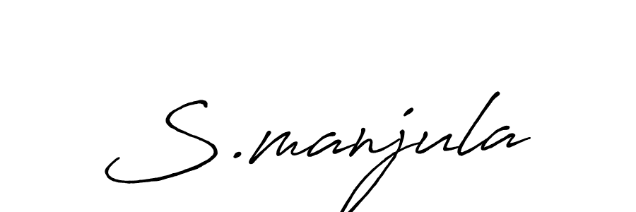 This is the best signature style for the S.manjula name. Also you like these signature font (Antro_Vectra_Bolder). Mix name signature. S.manjula signature style 7 images and pictures png