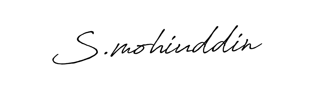 if you are searching for the best signature style for your name S.mohiuddin. so please give up your signature search. here we have designed multiple signature styles  using Antro_Vectra_Bolder. S.mohiuddin signature style 7 images and pictures png