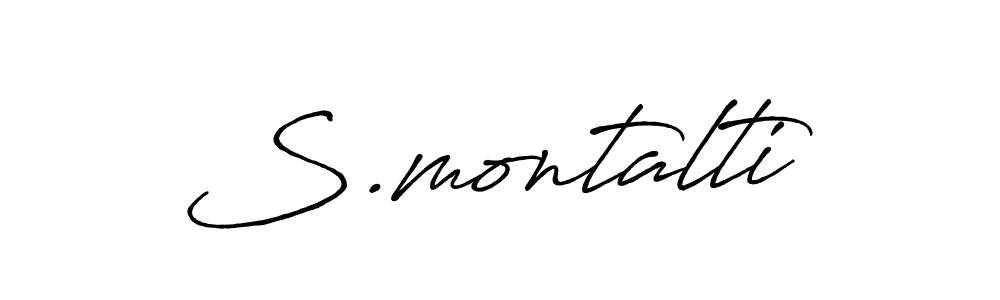 if you are searching for the best signature style for your name S.montalti. so please give up your signature search. here we have designed multiple signature styles  using Antro_Vectra_Bolder. S.montalti signature style 7 images and pictures png