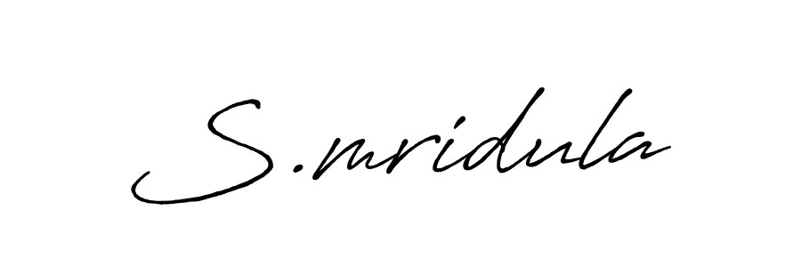 Also we have S.mridula name is the best signature style. Create professional handwritten signature collection using Antro_Vectra_Bolder autograph style. S.mridula signature style 7 images and pictures png