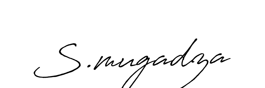 Also we have S.mugadza name is the best signature style. Create professional handwritten signature collection using Antro_Vectra_Bolder autograph style. S.mugadza signature style 7 images and pictures png