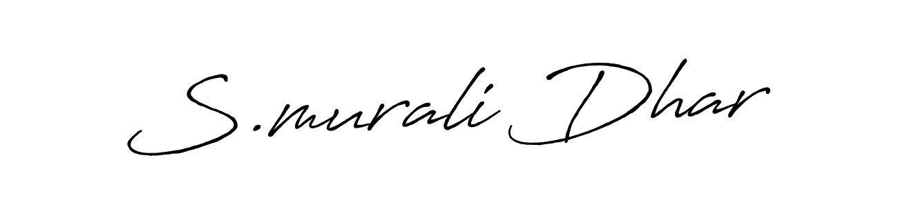 How to Draw S.murali Dhar signature style? Antro_Vectra_Bolder is a latest design signature styles for name S.murali Dhar. S.murali Dhar signature style 7 images and pictures png