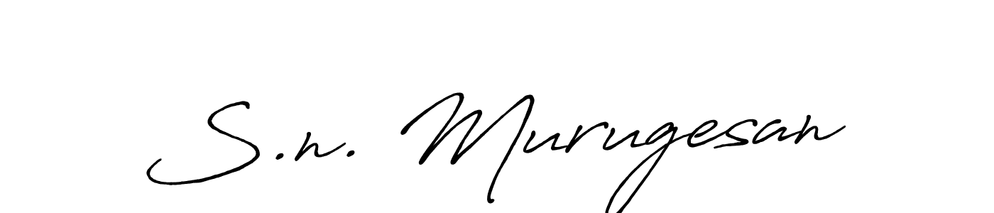 Once you've used our free online signature maker to create your best signature Antro_Vectra_Bolder style, it's time to enjoy all of the benefits that S.n. Murugesan name signing documents. S.n. Murugesan signature style 7 images and pictures png