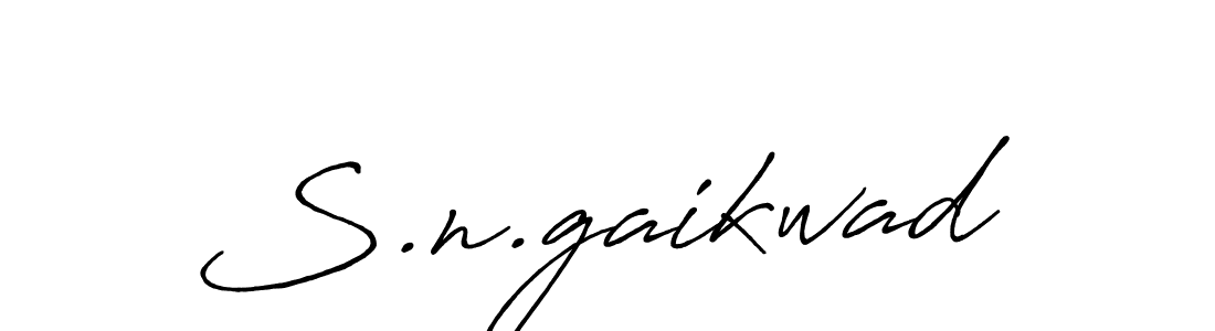 Similarly Antro_Vectra_Bolder is the best handwritten signature design. Signature creator online .You can use it as an online autograph creator for name S.n.gaikwad. S.n.gaikwad signature style 7 images and pictures png