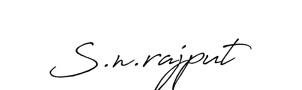 Similarly Antro_Vectra_Bolder is the best handwritten signature design. Signature creator online .You can use it as an online autograph creator for name S.n.rajput. S.n.rajput signature style 7 images and pictures png