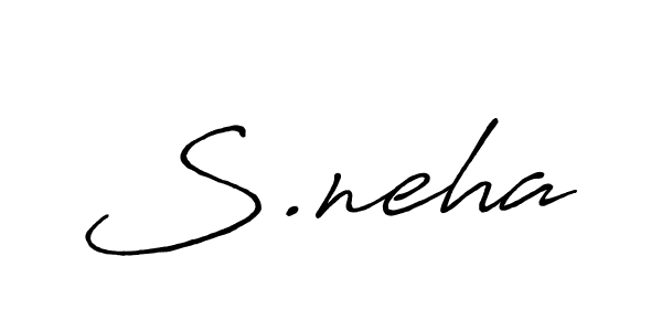 You should practise on your own different ways (Antro_Vectra_Bolder) to write your name (S.neha) in signature. don't let someone else do it for you. S.neha signature style 7 images and pictures png