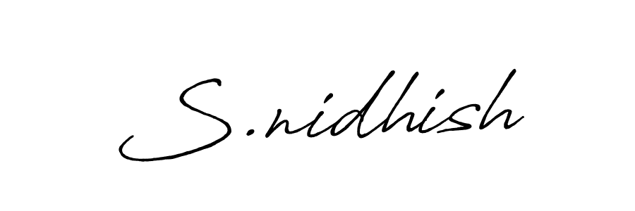 Make a short S.nidhish signature style. Manage your documents anywhere anytime using Antro_Vectra_Bolder. Create and add eSignatures, submit forms, share and send files easily. S.nidhish signature style 7 images and pictures png