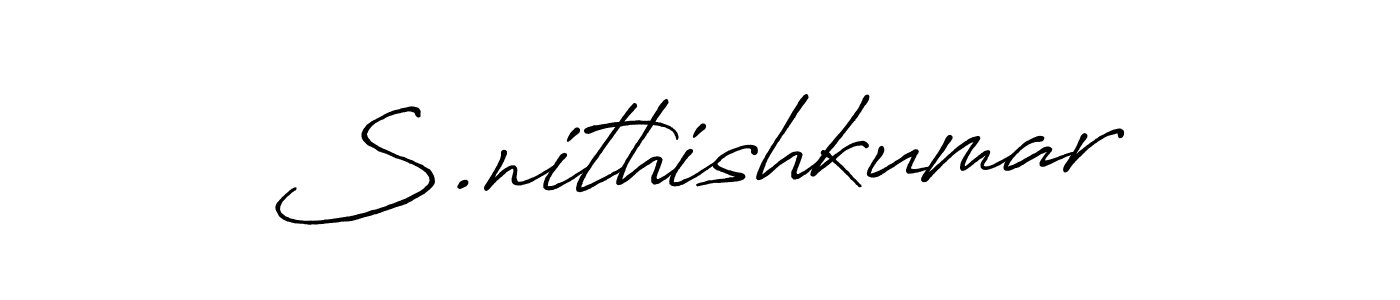 It looks lik you need a new signature style for name S.nithishkumar. Design unique handwritten (Antro_Vectra_Bolder) signature with our free signature maker in just a few clicks. S.nithishkumar signature style 7 images and pictures png