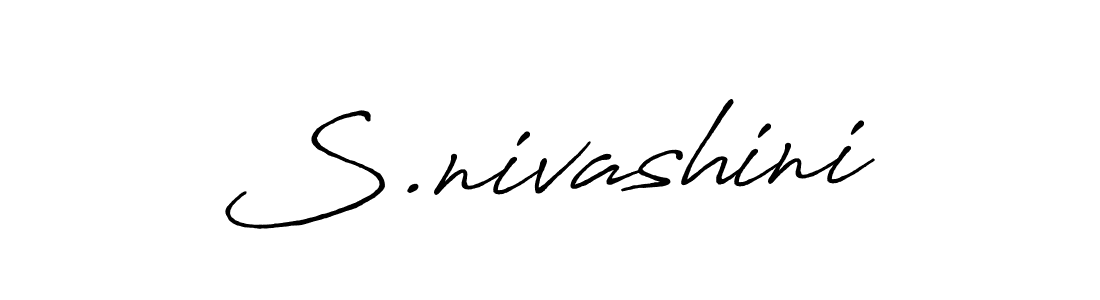 The best way (Antro_Vectra_Bolder) to make a short signature is to pick only two or three words in your name. The name S.nivashini include a total of six letters. For converting this name. S.nivashini signature style 7 images and pictures png