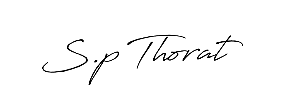 Make a beautiful signature design for name S.p Thorat. Use this online signature maker to create a handwritten signature for free. S.p Thorat signature style 7 images and pictures png