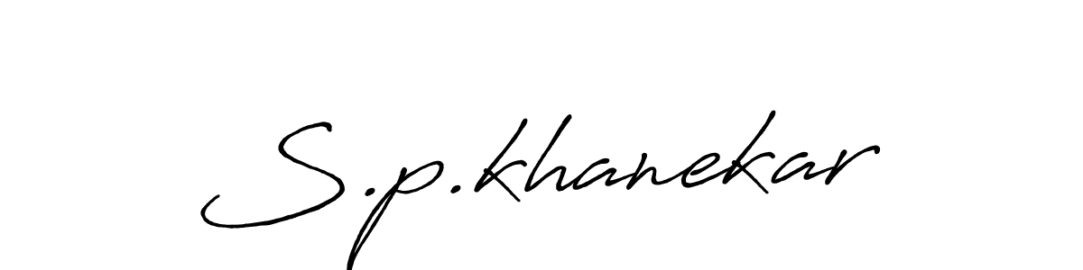 Similarly Antro_Vectra_Bolder is the best handwritten signature design. Signature creator online .You can use it as an online autograph creator for name S.p.khanekar. S.p.khanekar signature style 7 images and pictures png