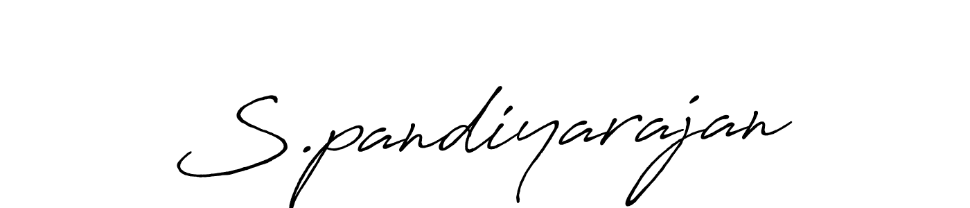 Also we have S.pandiyarajan name is the best signature style. Create professional handwritten signature collection using Antro_Vectra_Bolder autograph style. S.pandiyarajan signature style 7 images and pictures png