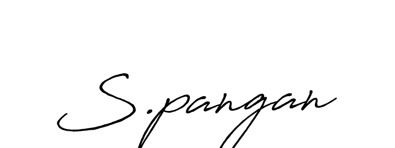 Similarly Antro_Vectra_Bolder is the best handwritten signature design. Signature creator online .You can use it as an online autograph creator for name S.pangan. S.pangan signature style 7 images and pictures png