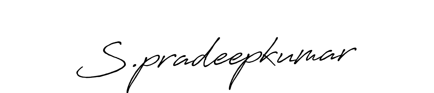 if you are searching for the best signature style for your name S.pradeepkumar. so please give up your signature search. here we have designed multiple signature styles  using Antro_Vectra_Bolder. S.pradeepkumar signature style 7 images and pictures png