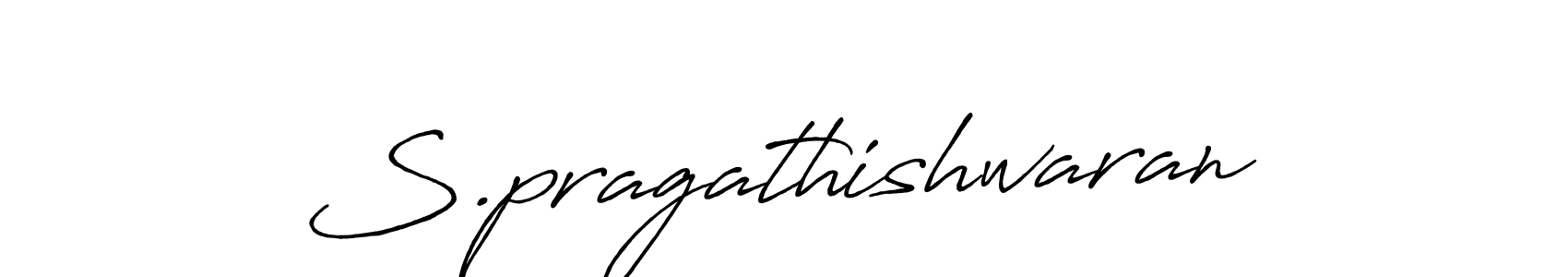 How to make S.pragathishwaran name signature. Use Antro_Vectra_Bolder style for creating short signs online. This is the latest handwritten sign. S.pragathishwaran signature style 7 images and pictures png