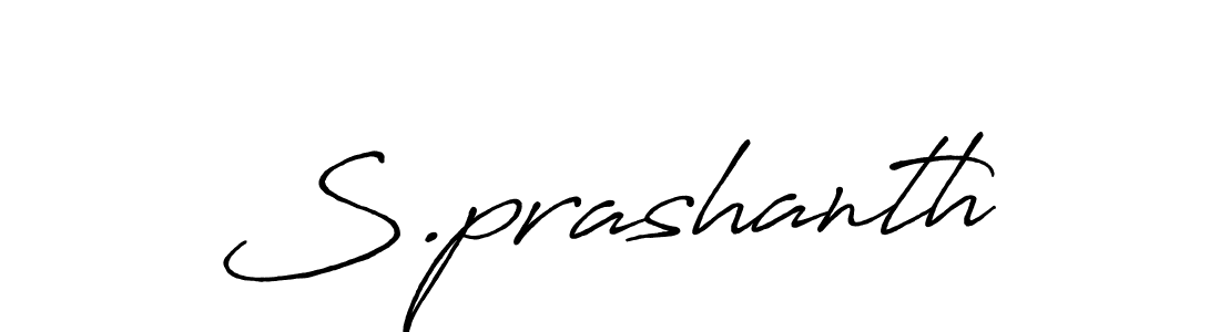 Also we have S.prashanth name is the best signature style. Create professional handwritten signature collection using Antro_Vectra_Bolder autograph style. S.prashanth signature style 7 images and pictures png