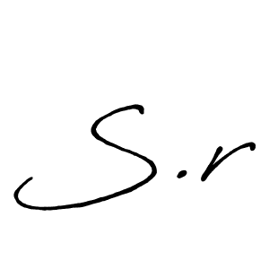 You should practise on your own different ways (Antro_Vectra_Bolder) to write your name (S.r) in signature. don't let someone else do it for you. S.r signature style 7 images and pictures png