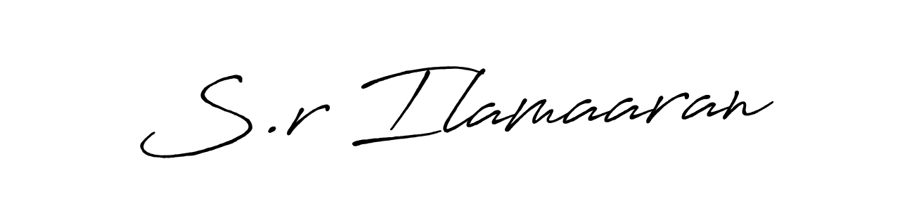 if you are searching for the best signature style for your name S.r Ilamaaran. so please give up your signature search. here we have designed multiple signature styles  using Antro_Vectra_Bolder. S.r Ilamaaran signature style 7 images and pictures png