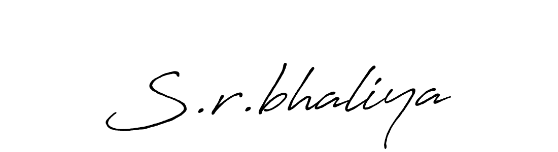 Similarly Antro_Vectra_Bolder is the best handwritten signature design. Signature creator online .You can use it as an online autograph creator for name S.r.bhaliya. S.r.bhaliya signature style 7 images and pictures png