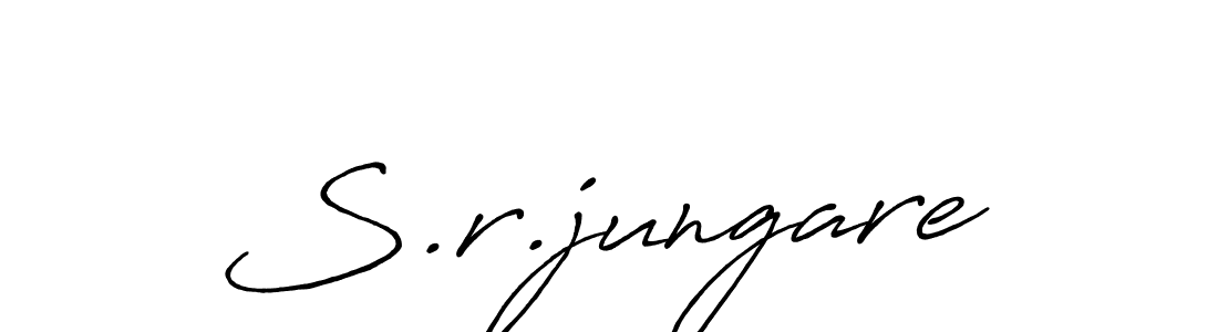 How to Draw S.r.jungare signature style? Antro_Vectra_Bolder is a latest design signature styles for name S.r.jungare. S.r.jungare signature style 7 images and pictures png