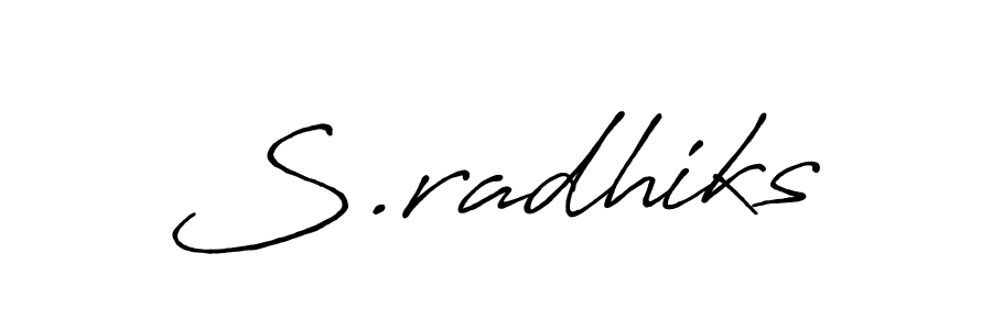 Also You can easily find your signature by using the search form. We will create S.radhiks name handwritten signature images for you free of cost using Antro_Vectra_Bolder sign style. S.radhiks signature style 7 images and pictures png