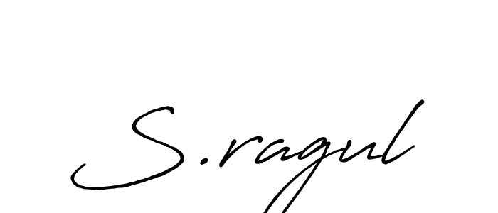 Make a beautiful signature design for name S.ragul. Use this online signature maker to create a handwritten signature for free. S.ragul signature style 7 images and pictures png