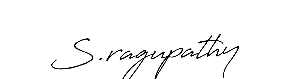 Design your own signature with our free online signature maker. With this signature software, you can create a handwritten (Antro_Vectra_Bolder) signature for name S.ragupathy. S.ragupathy signature style 7 images and pictures png