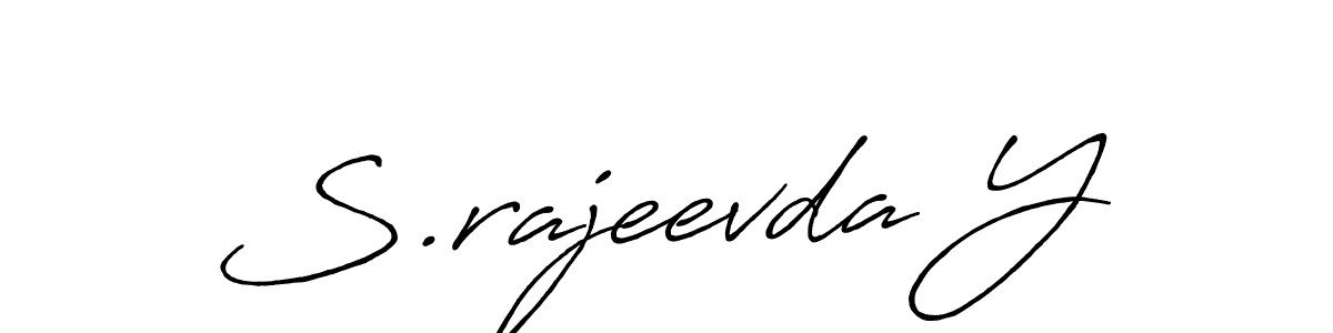 Create a beautiful signature design for name S.rajeevda Y. With this signature (Antro_Vectra_Bolder) fonts, you can make a handwritten signature for free. S.rajeevda Y signature style 7 images and pictures png