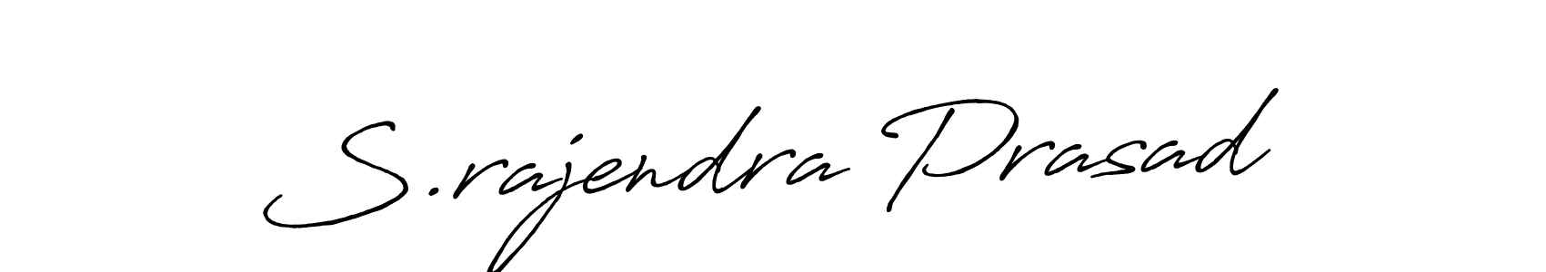 How to make S.rajendra Prasad name signature. Use Antro_Vectra_Bolder style for creating short signs online. This is the latest handwritten sign. S.rajendra Prasad signature style 7 images and pictures png