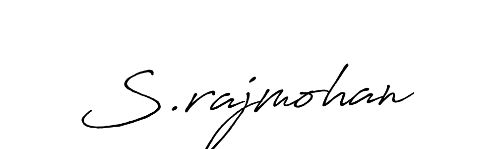 It looks lik you need a new signature style for name S.rajmohan. Design unique handwritten (Antro_Vectra_Bolder) signature with our free signature maker in just a few clicks. S.rajmohan signature style 7 images and pictures png