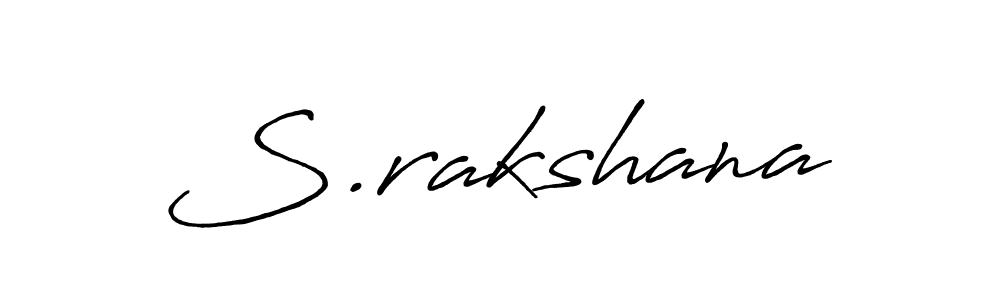 The best way (Antro_Vectra_Bolder) to make a short signature is to pick only two or three words in your name. The name S.rakshana include a total of six letters. For converting this name. S.rakshana signature style 7 images and pictures png