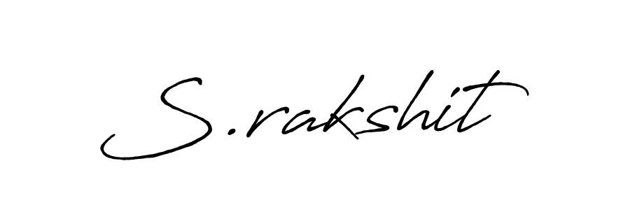 S.rakshit stylish signature style. Best Handwritten Sign (Antro_Vectra_Bolder) for my name. Handwritten Signature Collection Ideas for my name S.rakshit. S.rakshit signature style 7 images and pictures png