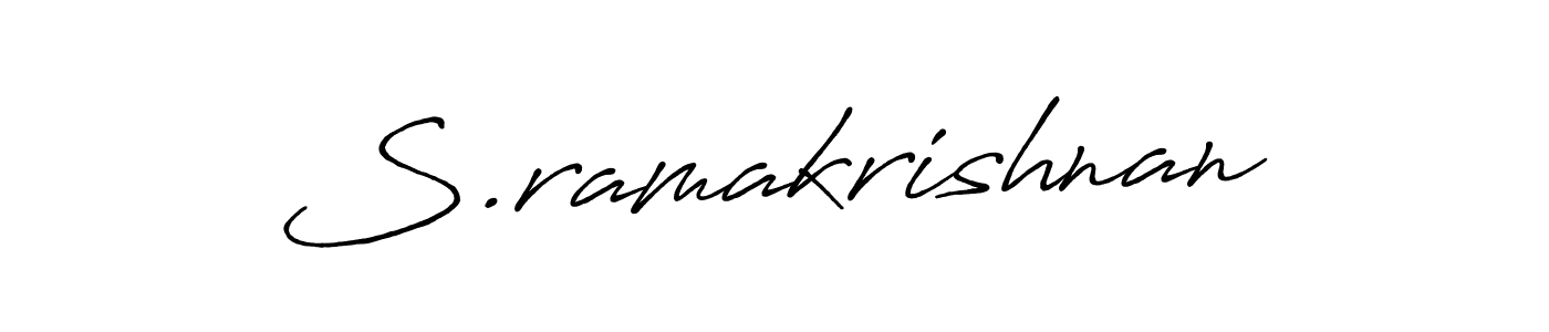 Best and Professional Signature Style for S.ramakrishnan. Antro_Vectra_Bolder Best Signature Style Collection. S.ramakrishnan signature style 7 images and pictures png