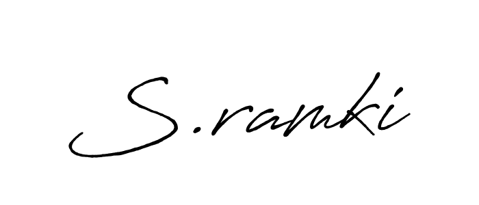 Once you've used our free online signature maker to create your best signature Antro_Vectra_Bolder style, it's time to enjoy all of the benefits that S.ramki name signing documents. S.ramki signature style 7 images and pictures png