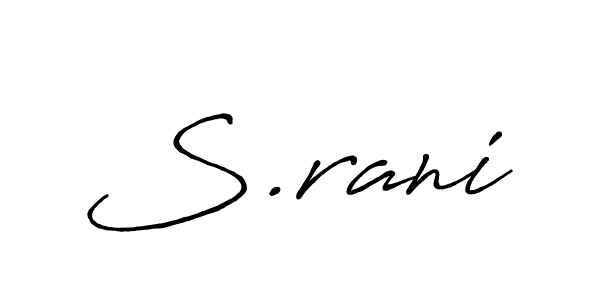The best way (Antro_Vectra_Bolder) to make a short signature is to pick only two or three words in your name. The name S.rani include a total of six letters. For converting this name. S.rani signature style 7 images and pictures png