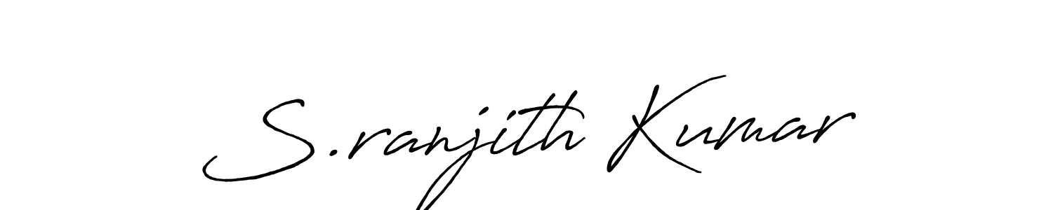 Make a beautiful signature design for name S.ranjith Kumar. Use this online signature maker to create a handwritten signature for free. S.ranjith Kumar signature style 7 images and pictures png