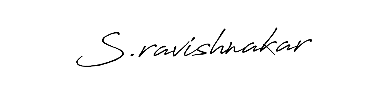 The best way (Antro_Vectra_Bolder) to make a short signature is to pick only two or three words in your name. The name S.ravishnakar include a total of six letters. For converting this name. S.ravishnakar signature style 7 images and pictures png