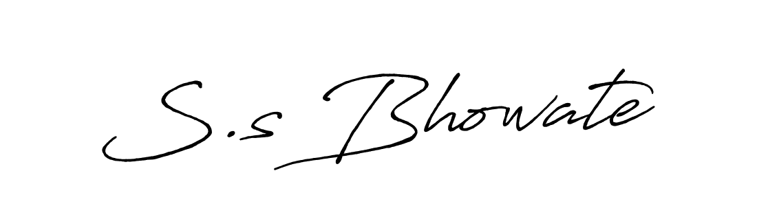 You can use this online signature creator to create a handwritten signature for the name S.s Bhowate. This is the best online autograph maker. S.s Bhowate signature style 7 images and pictures png