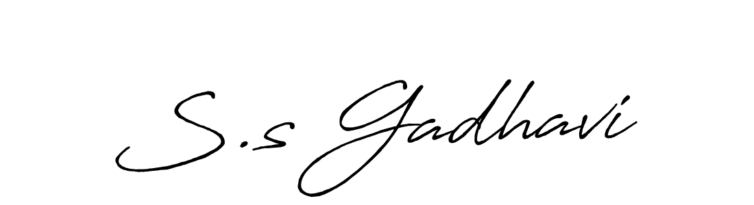 Make a short S.s Gadhavi signature style. Manage your documents anywhere anytime using Antro_Vectra_Bolder. Create and add eSignatures, submit forms, share and send files easily. S.s Gadhavi signature style 7 images and pictures png